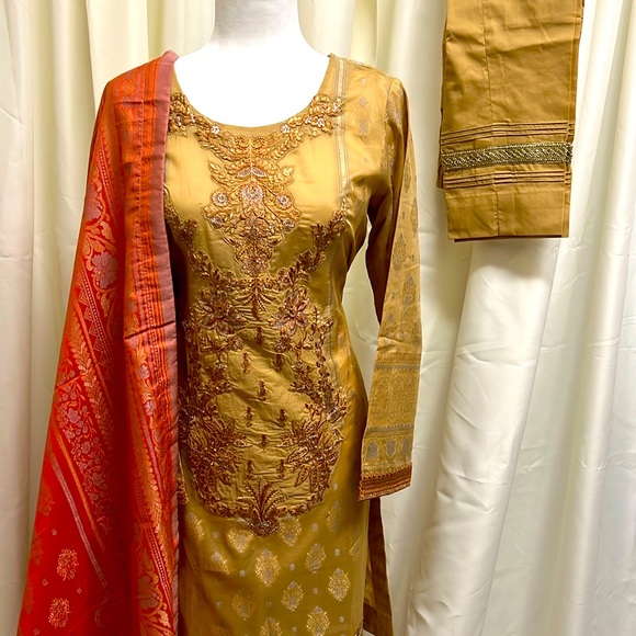 Dresses & Skirts - Pakistani Indian Shalwar Kameez: 3 peace #41